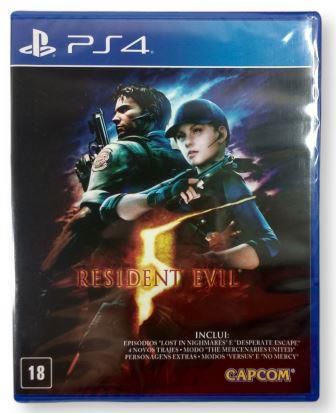 Jogo Resident Evil 5 (lacrado) - PS4