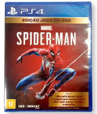 Jogo Marvel Spider-Man Edição Jogo do Ano (lacrado) - PS4