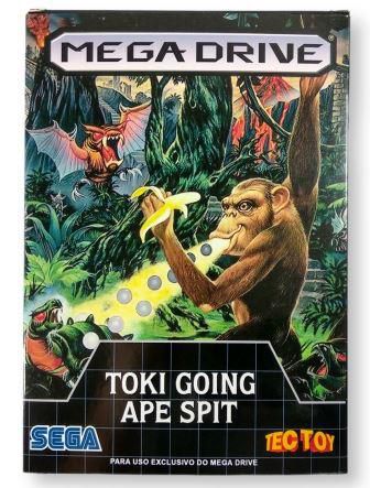 Jogo Toki Going Ape Spit - Mega Drive