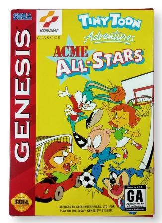 Jogo Tiny Toon Adventures ACME All-Stars - Mega Drive