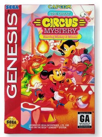 Jogo The Great Circus Mystery Mickey & Minnie - Mega Drive