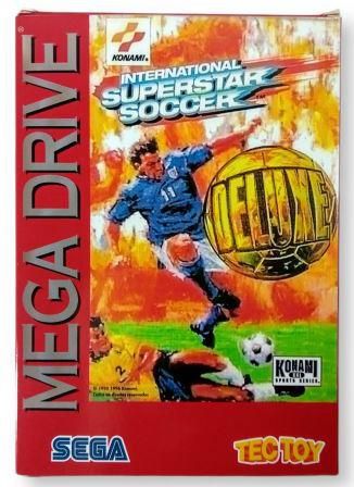 Cartucho de Super Nintendo International Superstar Soccer com Caixa e Berço