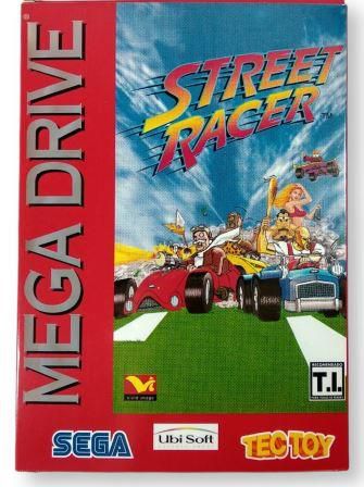 Jogo Street Racer - Mega Drive