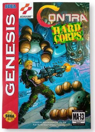 Jogo Contra Hard Corps - Mega Drive - Sebo dos Games - 10 anos!