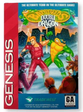 Jogo Battletoads Double Dragon - Mega Drive