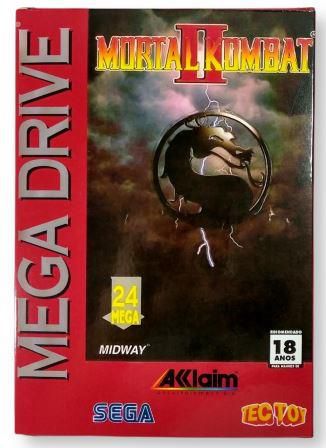 Jogo Mortal Kombat II - Mega Drive