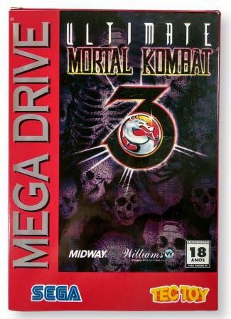 Jogo Ultimate Mortal Kombat 3 - Mega Drive
