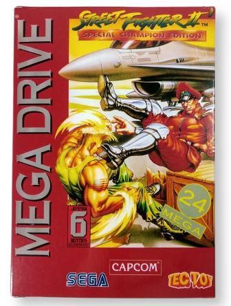 Jogo Street Fighter II' Plus: Champion Edition - Mega Drive (Japonês)