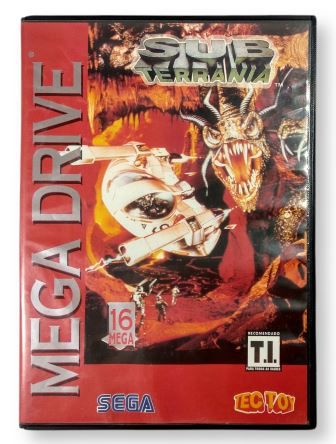 Jogo Sub Terrania Original - Mega Drive