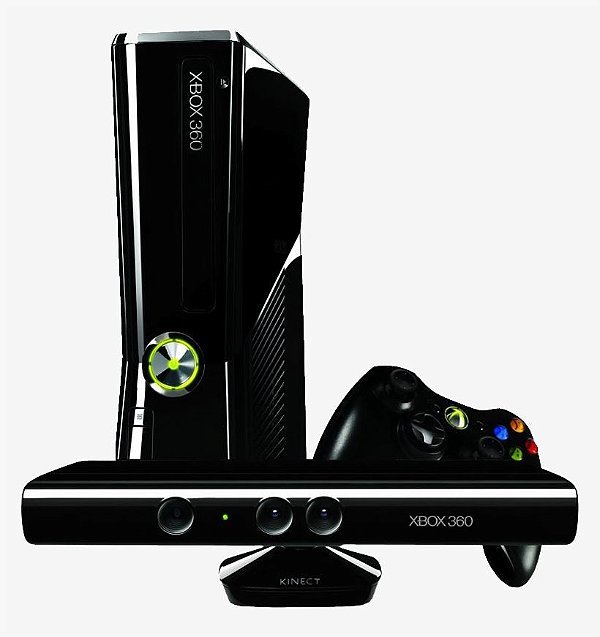 Console Xbox 360 Slim 4GB Destravado (inclui Kinect) - Xbox 360