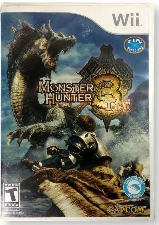 Jogo Monster Hunter 3 Tri - Wii