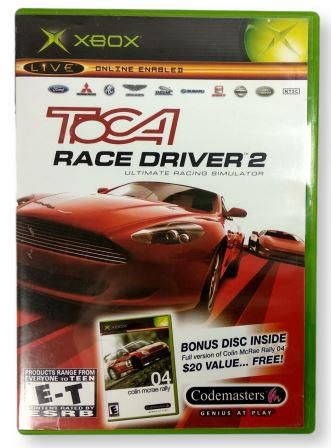 Jogo Toca Race Driver 2 Original - Xbox Clássico