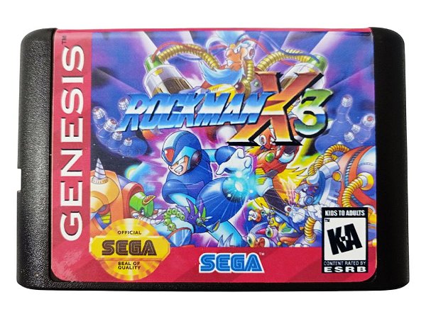 Jogo Rockman X3 - Mega Drive