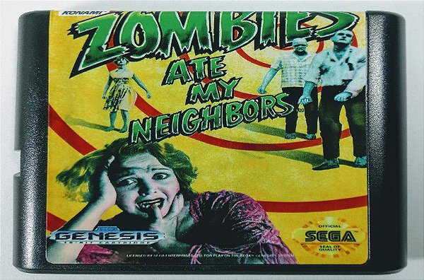 Jogo Zombies ate my Neighbors - Mega Drive