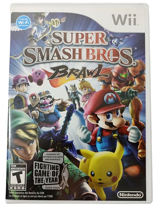 Jogo Super Smash Bros Brawl - Wii