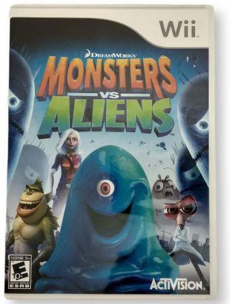 Jogo Monsters vs Aliens - Wii