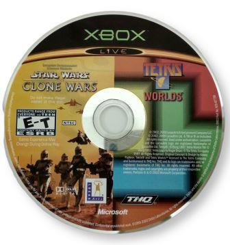 Jogo Star Wars the Clone + Tetris Worlds Original - Xbox Clássico