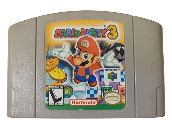 Jogo Mario Party 3 Original N64 Sebo dos Games Games Antigos e Usados dos Atari ao PS
