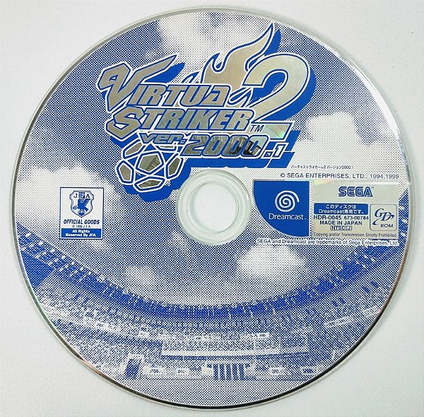 Jogo Virtua Striker ver. 2000.1 Original [JAPONÊS] - Dreamcast