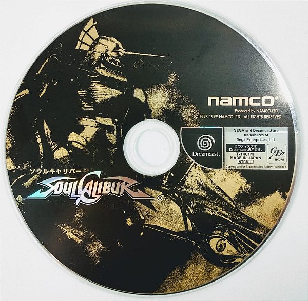 Jogo Soul Calibur Original [JAPONÊS] - Dreamcast