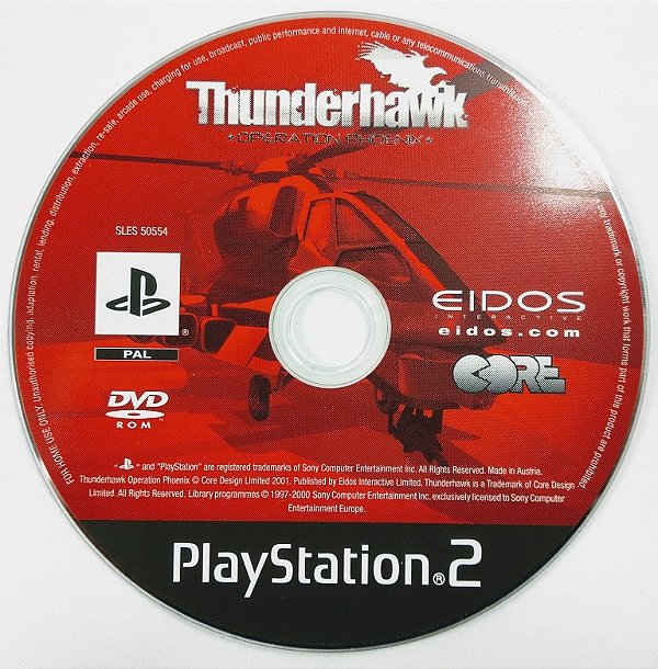 Jogo Thunderhawk Operation Phoenix Original [EUROPEU] - PS2