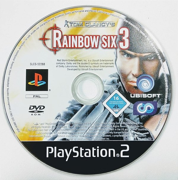 Jogo Tom Clancys Rainbow Six 3 Original [EUROPEU] - PS2