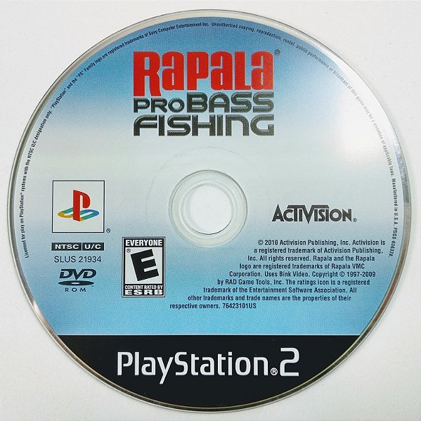 Jogo Rapala Pro Bass Fishing Original - PS2