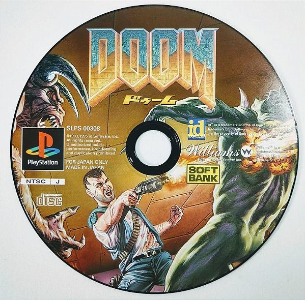 Jogo Doom Original [JAPONÊS] - PS1 ONE