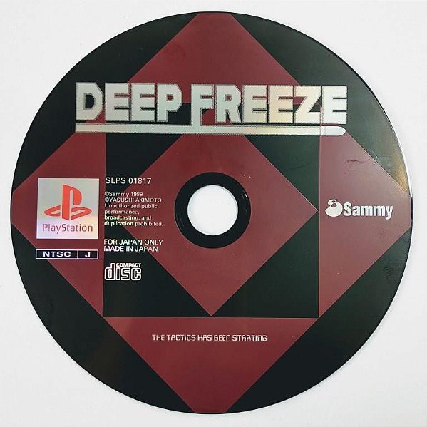Jogo Deep Freeze Original [JAPONÊS] - PS1 ONE