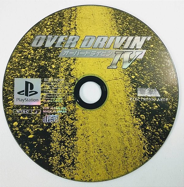 Jogo Over Drivin IV Original [JAPONÊS] - PS1 ONE