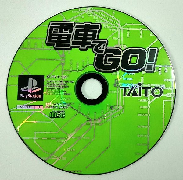 Jogo Densha De Go! - Yamanote Line Original [JAPONÊS] - PS1 ONE