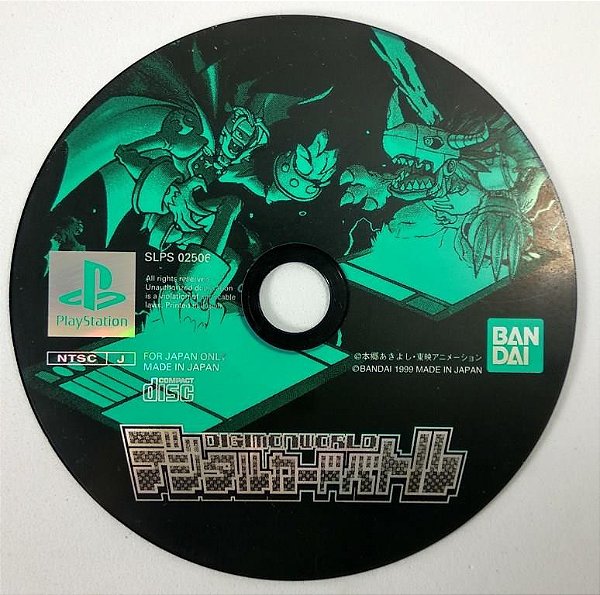 Jogo Digimon World Digital Card Battle Original [JAPONÊS] - PS1 ONE