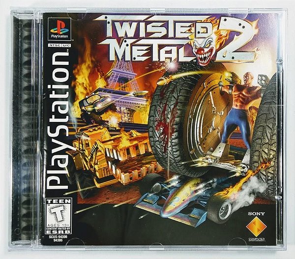 Jogo Twisted Metal 2 Original  - PS1 ONE