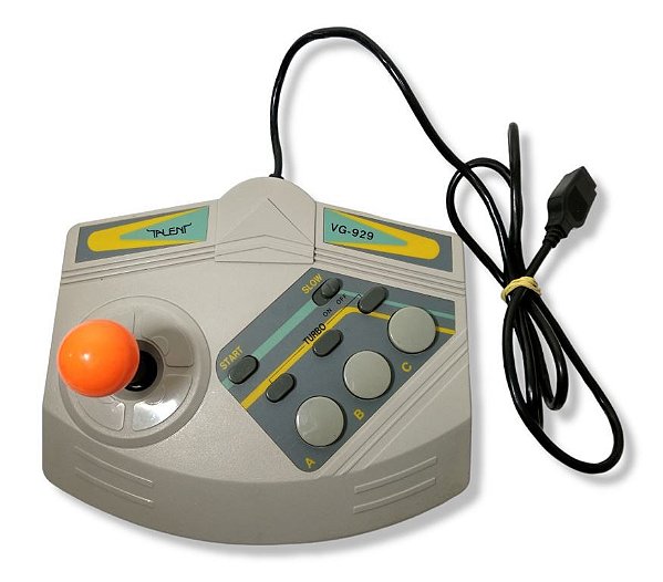 Controle Arcade 3 botões Turbo - Mega Drive
