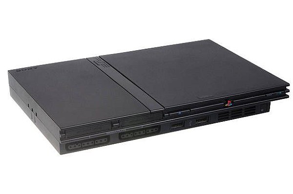 Console Playstation 2 Slim OPL jogos Pendrive (sem leitor de disco) - PS2