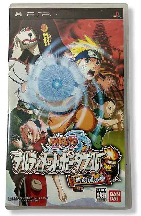 Jogo Naruto: Narutimate Portable Mugenjou no Maki [JAPONÊS] - PSP