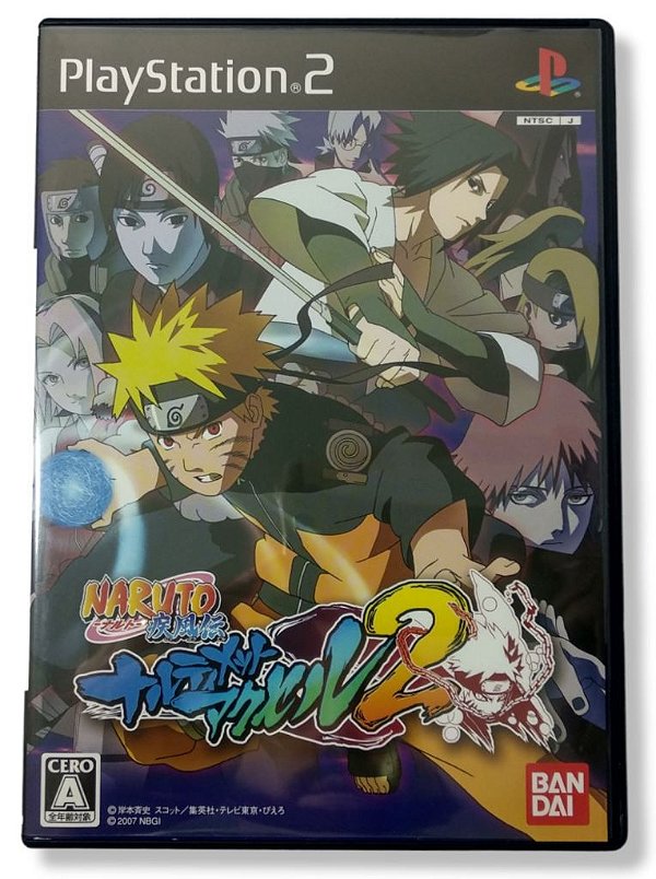 Jogo Naruto Shippuuden: Narutimate Accel 2 Original [JAPONÊS] - PS2