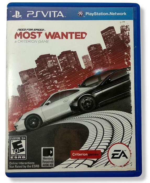 Jogo Need For Speed Most Wanted - PS Vita