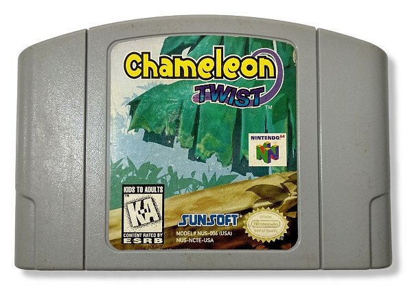 Jogo Chameleon Twist Original - N64