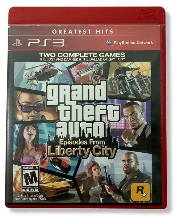 Jogo GTA Episodes From Liberty City - PS3