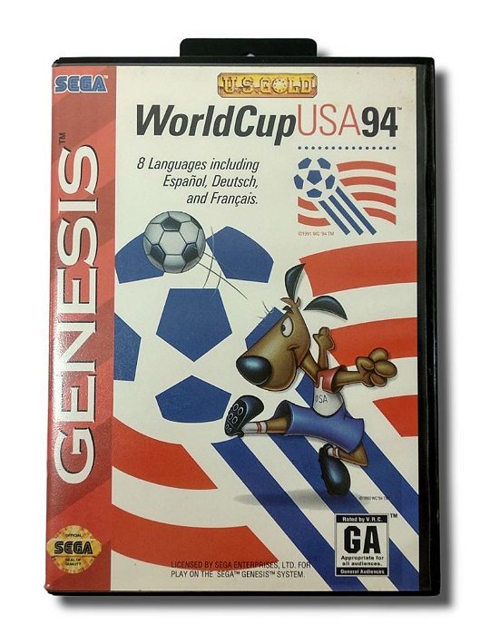 Jogo World Cup USA 94 Original - Mega Drive