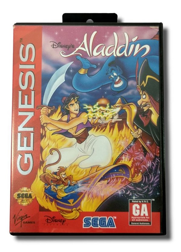 Jogo Aladdin Original - Mega Drive