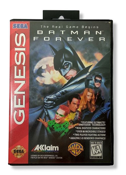 Jogo Batman Forever Original - Mega Drive