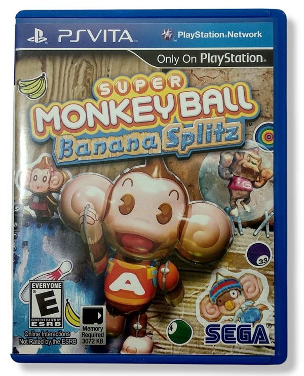 Jogo Super Monkey Ball Banana Splitz - PS Vita
