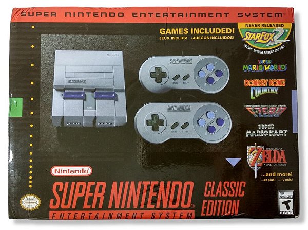 Super Nintendo Classic Ed (Versão China) com 5 Mil jogos