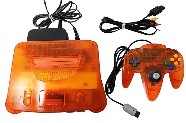 Console Nintendo 64 Serie Multi-Sabores Tangerina - N64