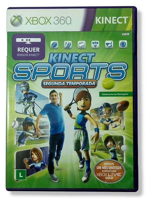 Kinect Sports 1 & 2 Season Two (Xbox 360 Video Game Lot)