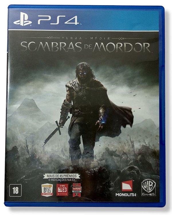 Jogo Terra-Média Sombras de Mordor - PS4