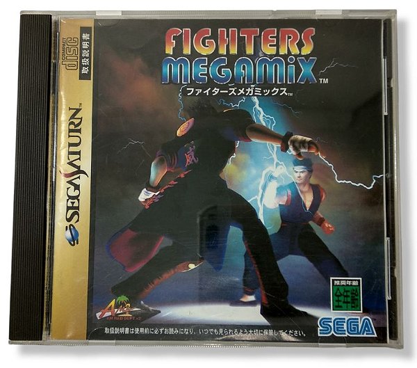 Jogo Fighters Megamix Original [Japonês] - Sega Saturn