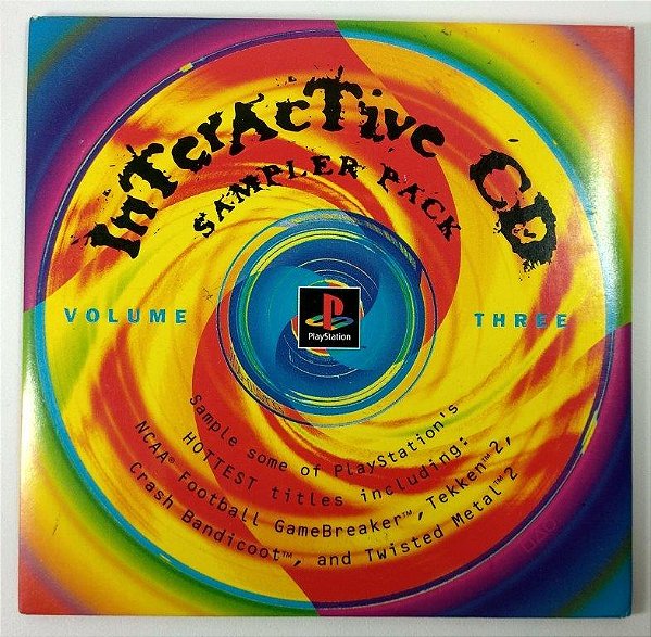 Interactive CD Sampler Pack Vol.3 Original - PS1 ONE